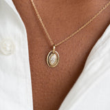 The Sample Marquise Oval Pendant