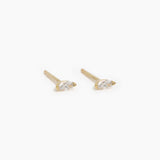 The 1/8 Carat Marquise Stud Earrings