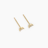 The 1/8 Carat Marquise Stud Earrings
