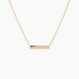 The Engravable Bar Necklace