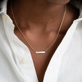 The Engravable Bar Necklace