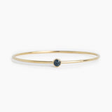The Double Weight Montana Sapphire Bangle - 8