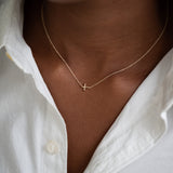 The Horizontal Cross Necklace