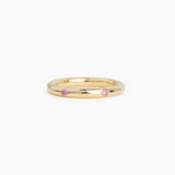 The Triple Weight Pink Sapphire Ring - Evenly Spaced - 6.5