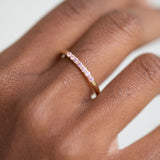 The Double Weight Pink Sapphire Ring - 7