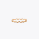 The Heavy Weight Wavy Ring - Size 7