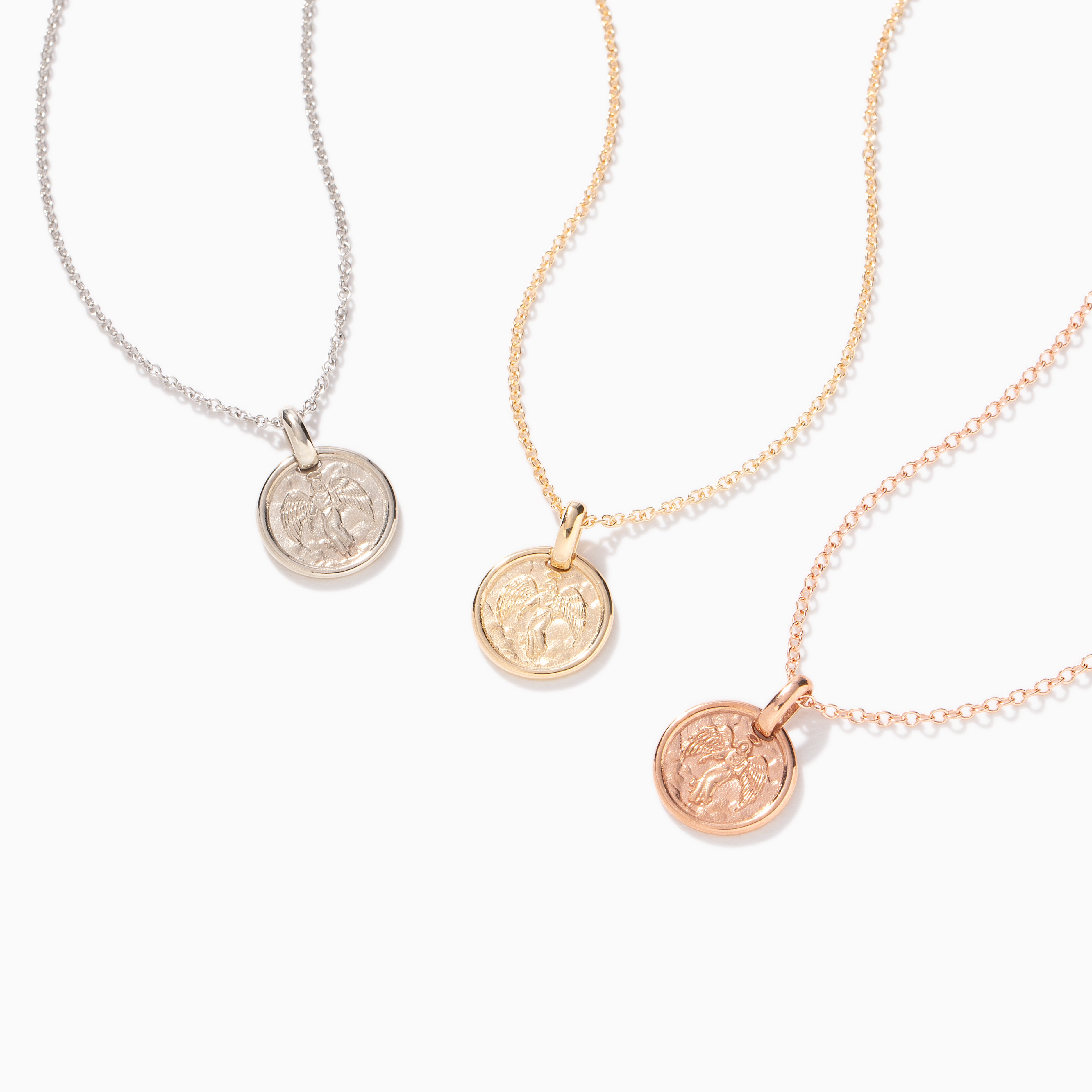 The Small Guardian Angel Medallion