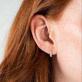 The Pavé Diamond Huggies