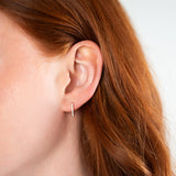 The Medium Diamond Hoops