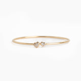 The Custom Heart Diamond Bangle
