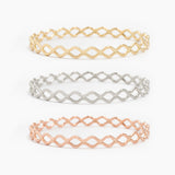 The Double Wavy Bangle