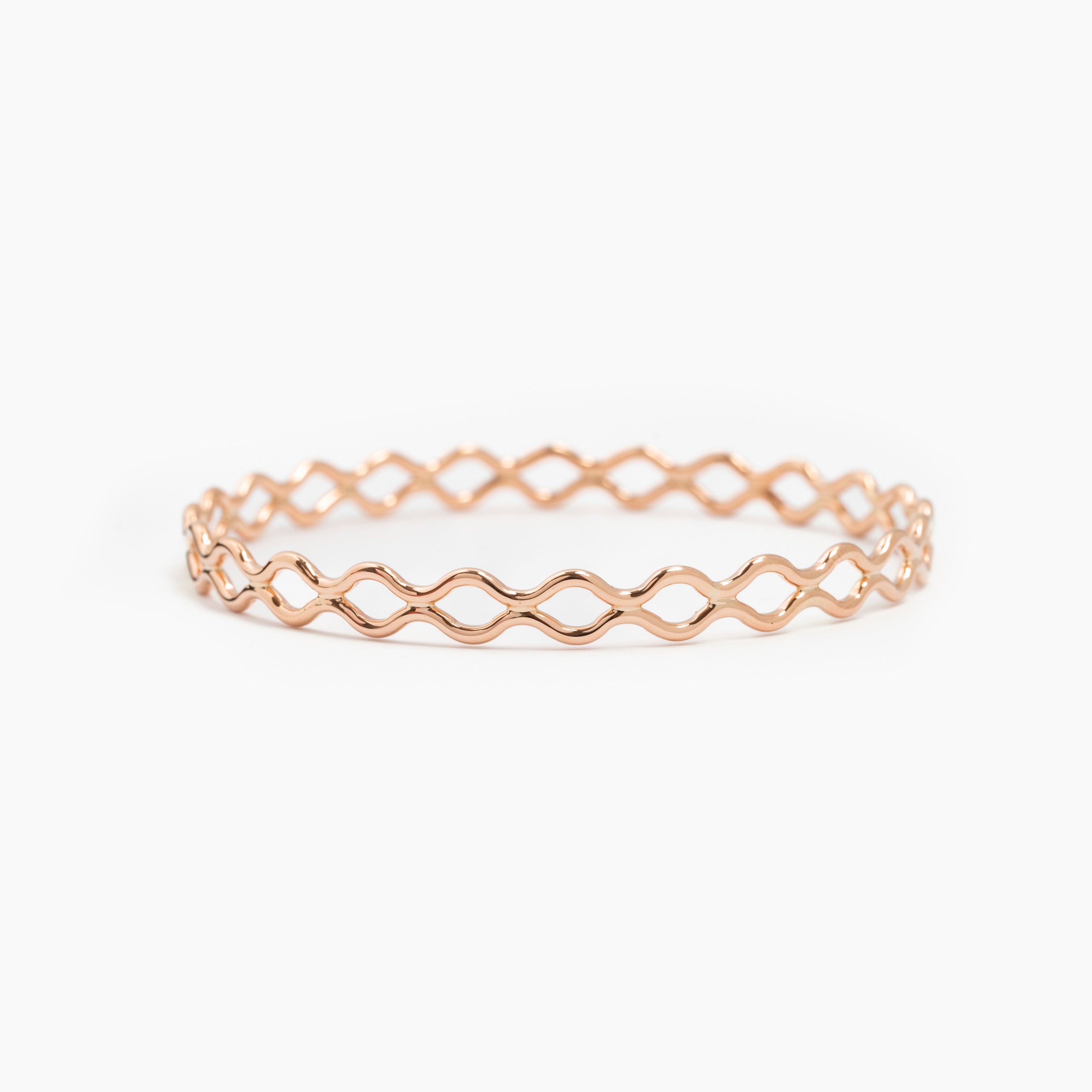 The Double Wavy Bangle