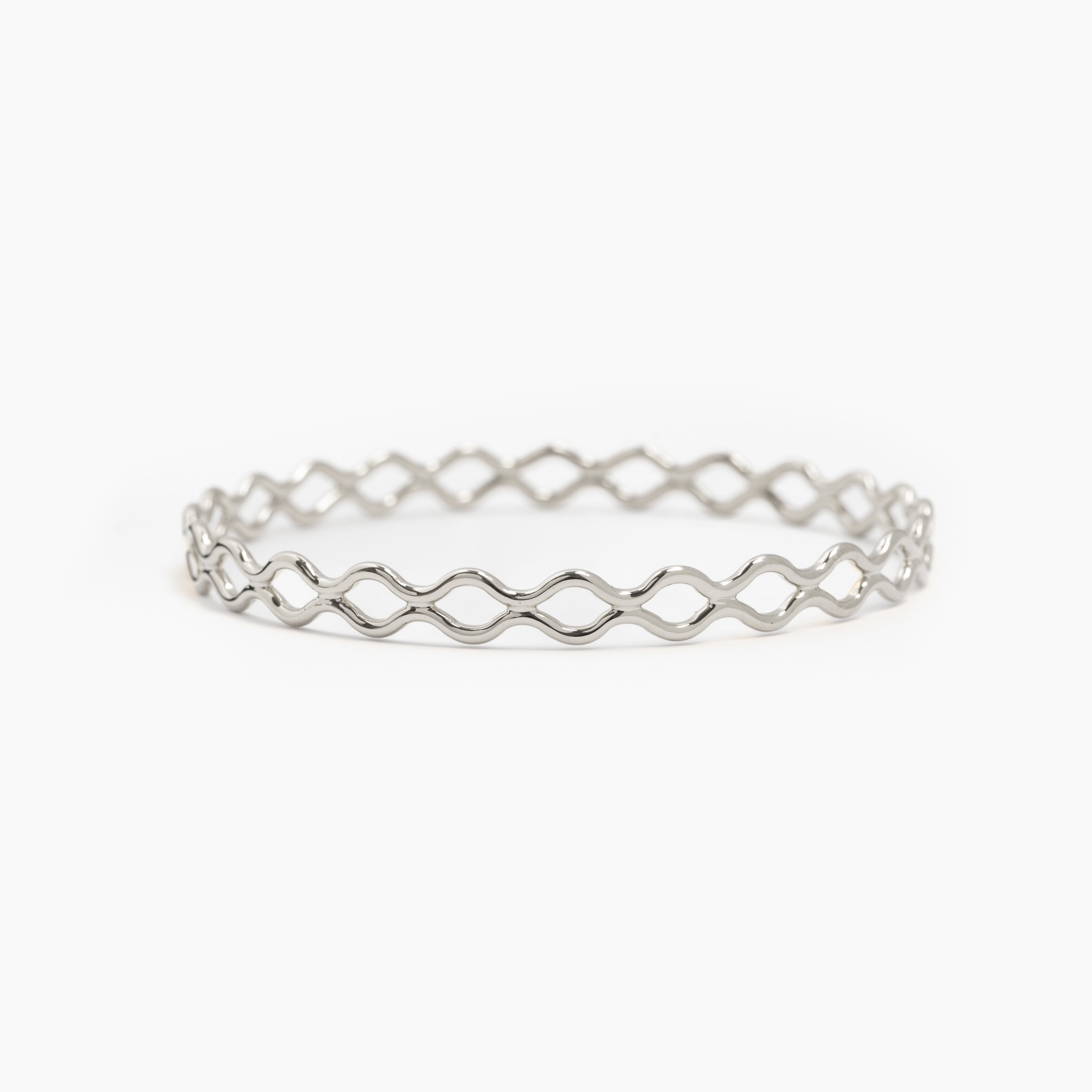 The Double Wavy Bangle