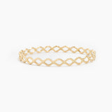 The Double Wavy Bangle