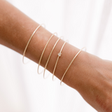 The Pavé Heart Bangle