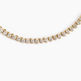 The 9.65 Carat 3 Prong Diamond Necklace