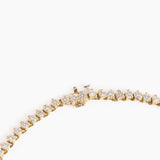 The 9.65 Carat 3 Prong Diamond Necklace