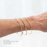 Ready to Ship - The Scattered Diamond Wavy Bangle x SGP