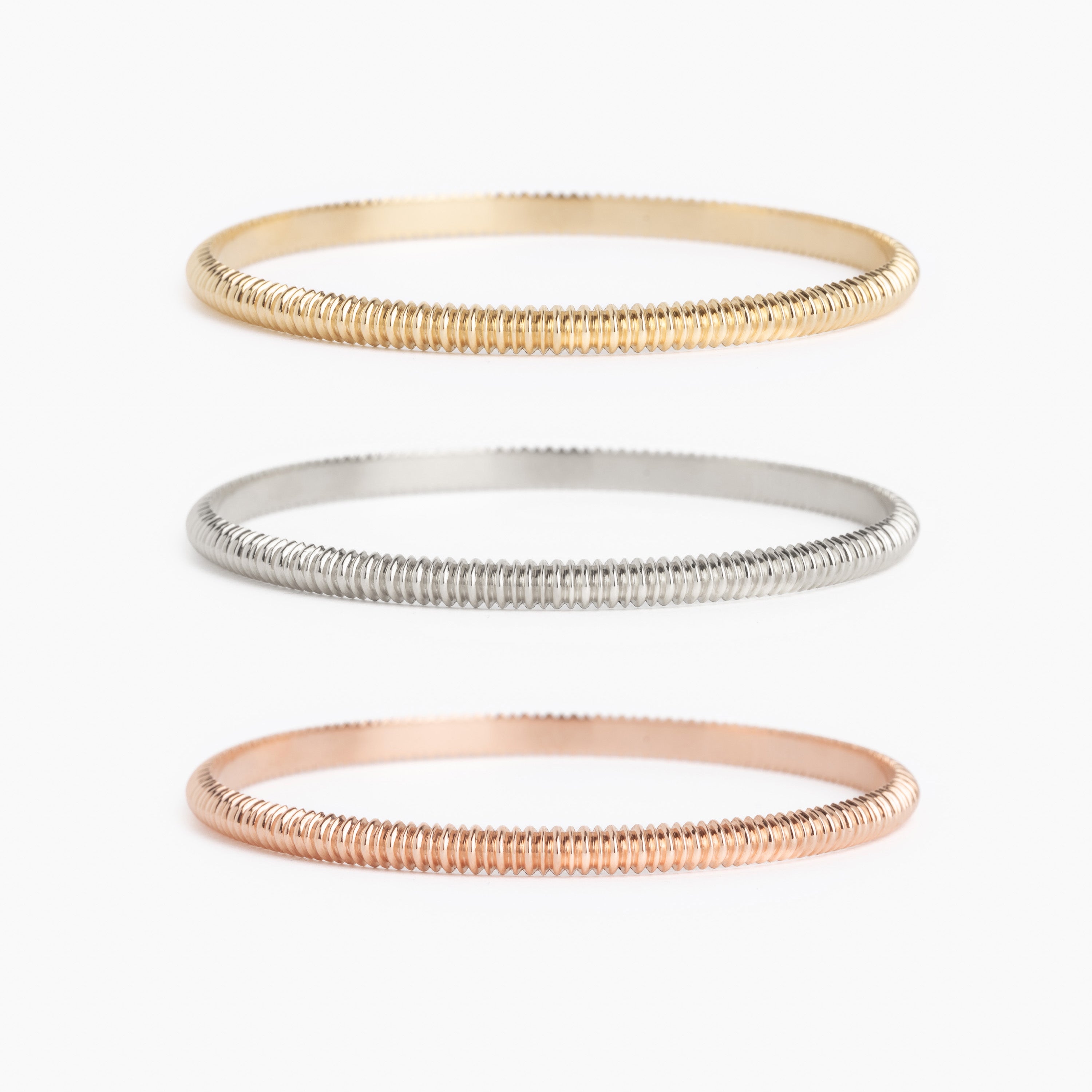 The Fluted Knife Edge Bangle
