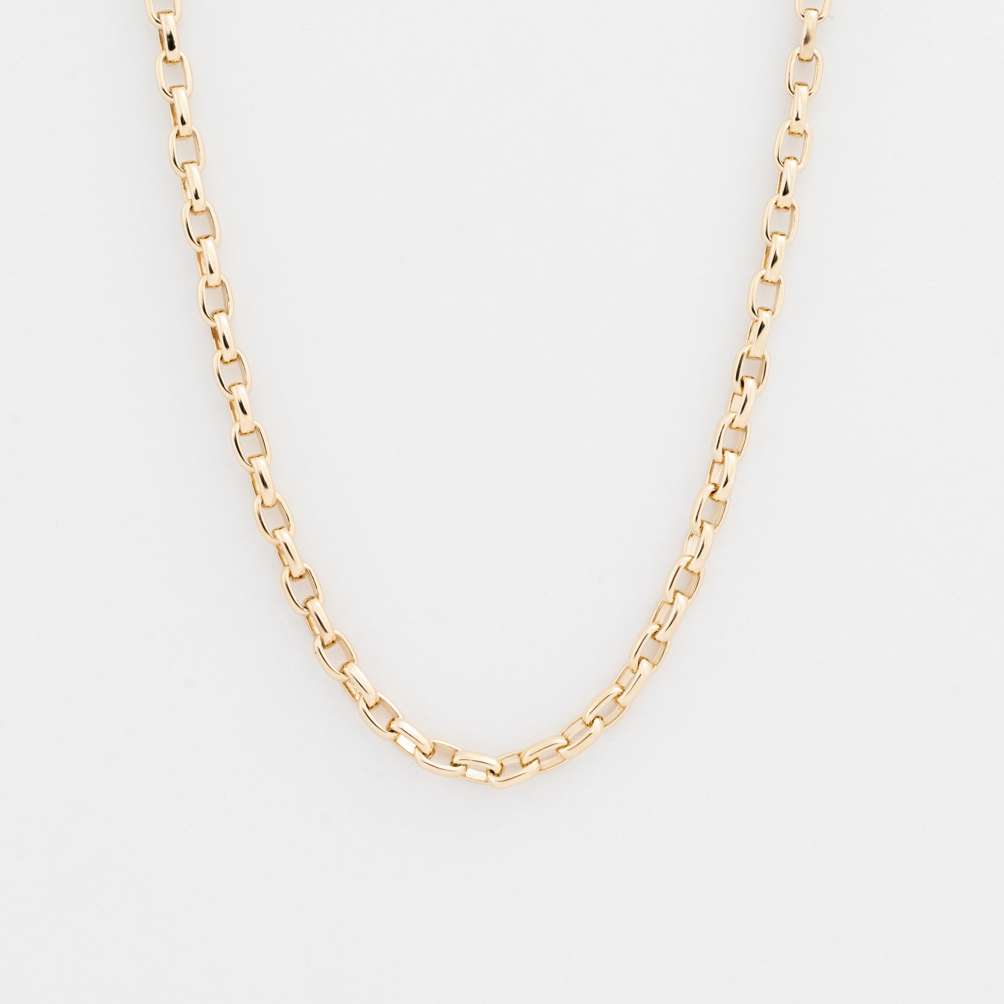 The Square Chain Link Necklace – Yearly Co.